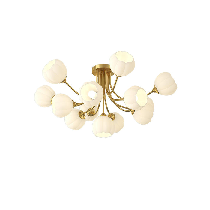 Pumpkin Brass Ceiling Lamp-DWHOME