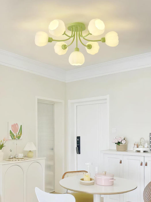 Pumpkin Matcha Ceiling Lamp-DWHOME