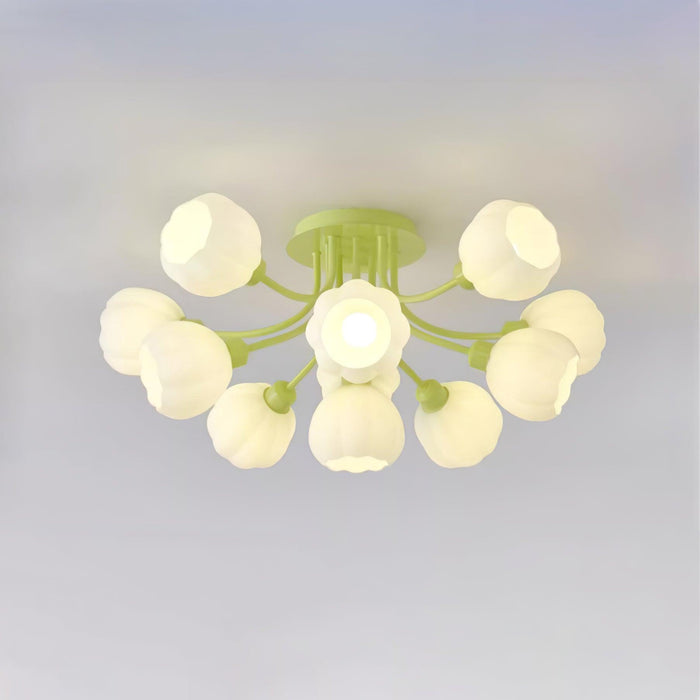 Pumpkin Matcha Ceiling Lamp-DWHOME