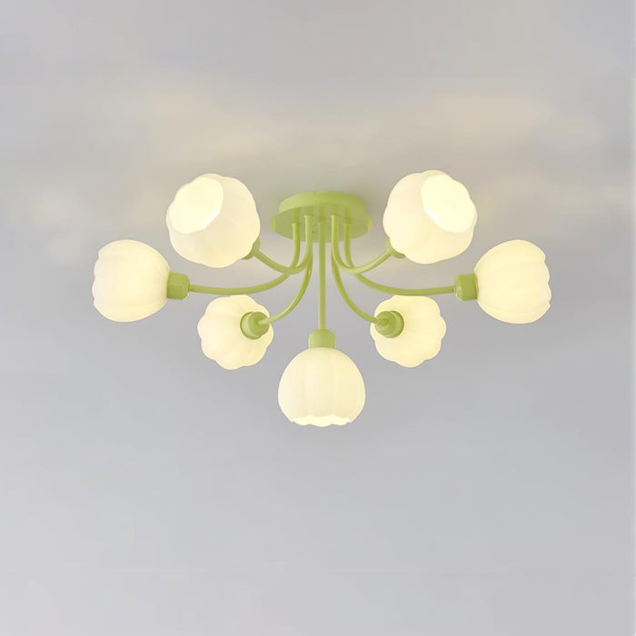 Pumpkin Matcha Ceiling Lamp-DWHOME