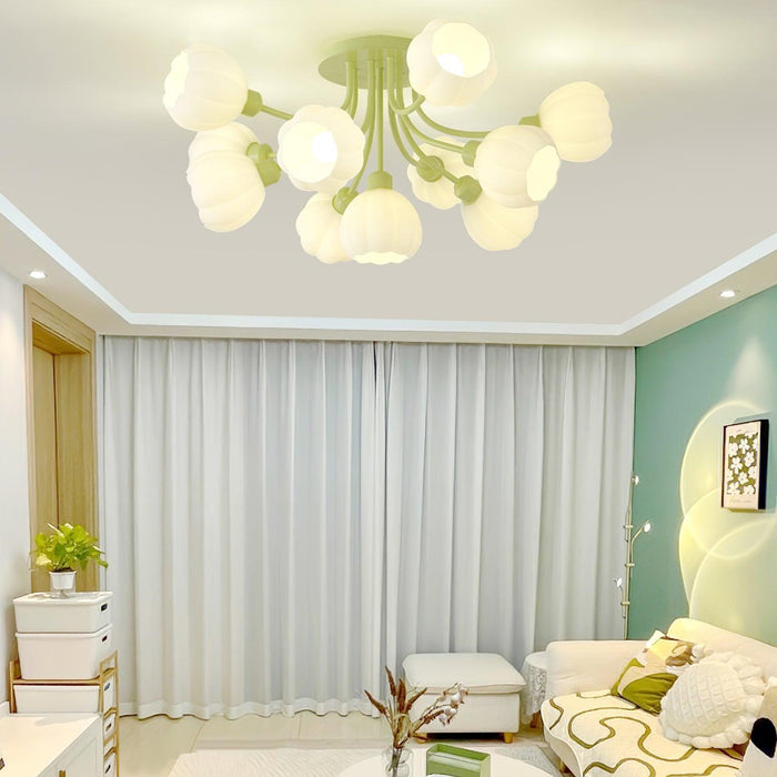 Pumpkin Matcha Ceiling Lamp-DWHOME
