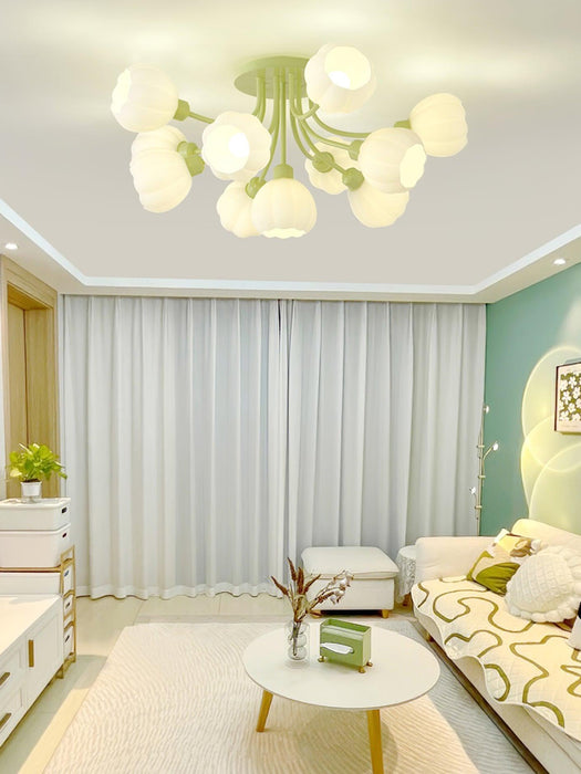 Pumpkin Matcha Ceiling Lamp-DWHOME