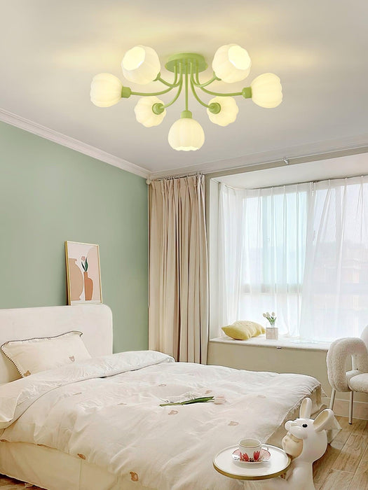 Pumpkin Matcha Ceiling Lamp-DWHOME