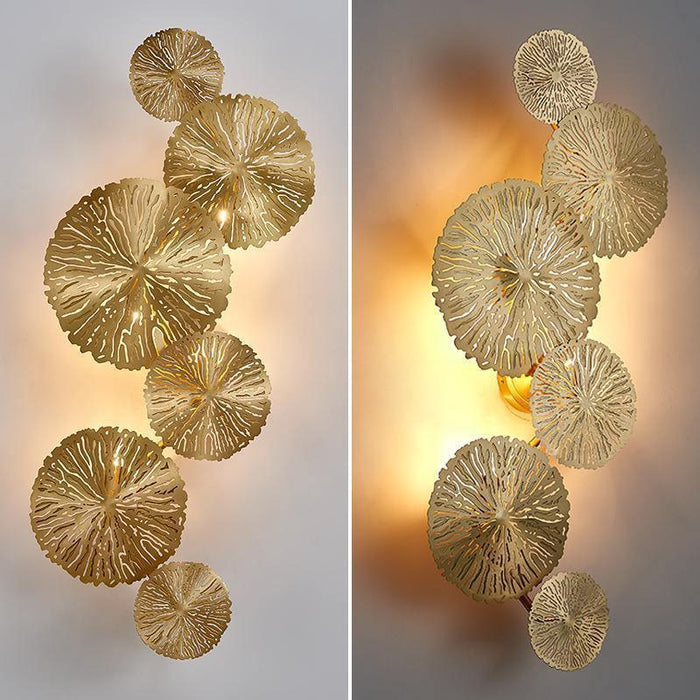 Lotus Leaf Wall Sconce-DWHOME
