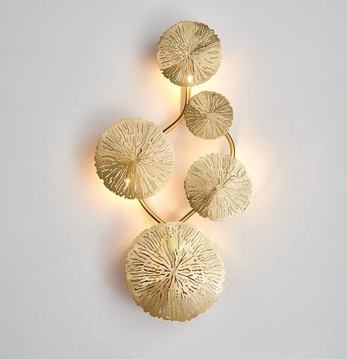 Lotus Leaf Wall Sconce-DWHOME