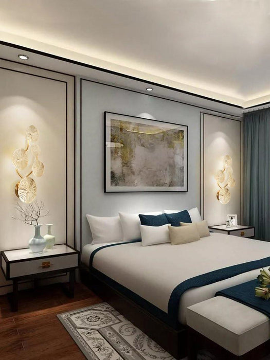 Lotus Leaf Wall Sconce-DWHOME