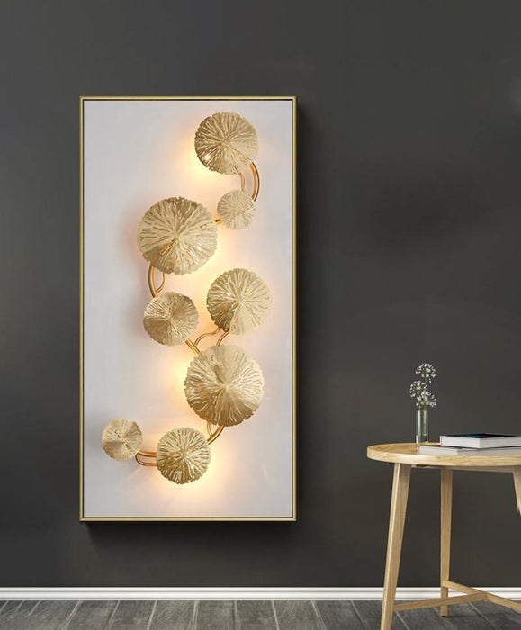 Lotus Leaf Wall Sconce-DWHOME