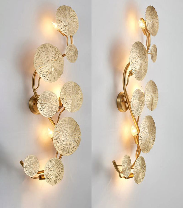 Lotus Leaf Wall Sconce-DWHOME