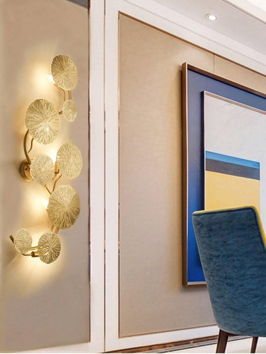 Lotus Leaf Wall Sconce-DWHOME