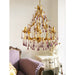 Purple Glass Birdcage Chandelier-DWHOME