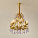 Purple Glass Birdcage Chandelier-DWHOME