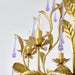 Purple Glass Birdcage Chandelier-DWHOME