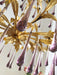 Purple Glass Birdcage Chandelier-DWHOME