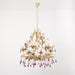 Purple Glass Birdcage Chandelier-DWHOME