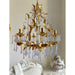 Purple Glass Birdcage Chandelier-DWHOME