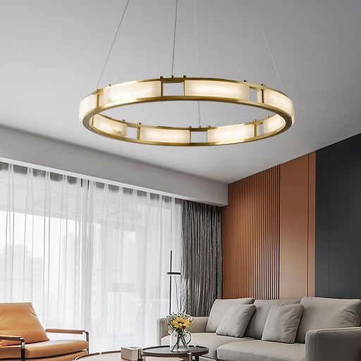 Qatar Alabaster Chandelier-DWHOME