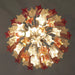 Quadriedri Murano Prisms Amber Transparent Chandelier-DWHOME
