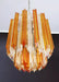 Quadriedri Murano Prisms Amber Transparent Chandelier-DWHOME