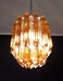 Quadriedri Murano Prisms Amber Transparent Chandelier-DWHOME
