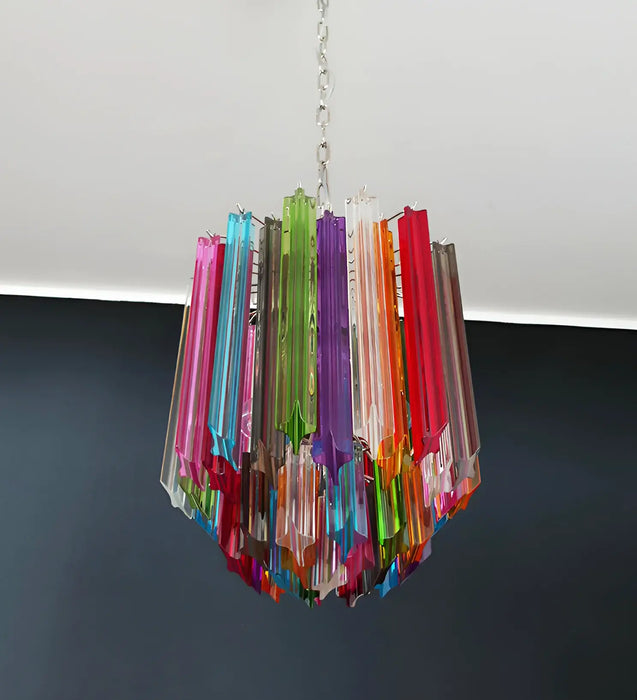 Quadriedri Murano Prisms Multicolored Chandelier-DWHOME