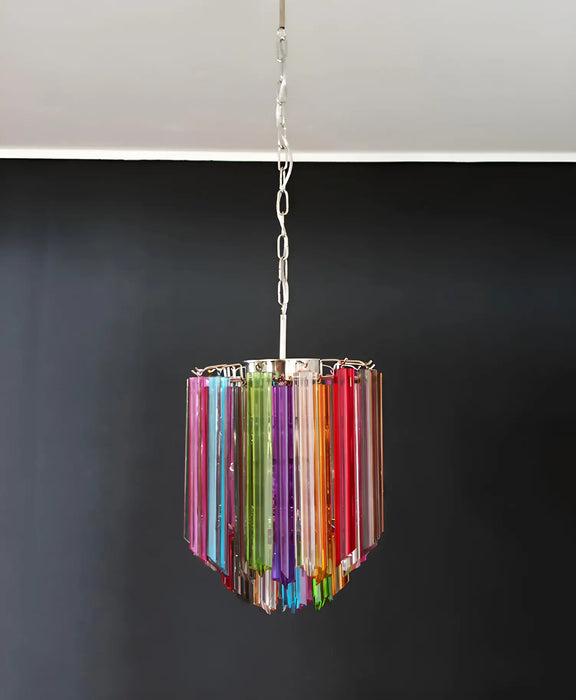 Quadriedri Murano Prisms Multicolored Chandelier-DWHOME