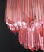 Quadriedri Murano Prisms Pink Chandelier-DWHOME