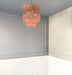 Quadriedri Murano Prisms Pink Chandelier-DWHOME