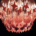 Quadriedri Murano Prisms Pink Chandelier-DWHOME