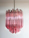 Quadriedri Murano Prisms Pink Chandelier-DWHOME