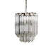 Quadriedri Murano Prisms Transparant Chandelier-DWHOME