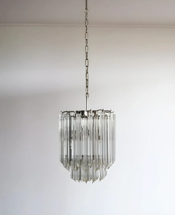 Quadriedri Murano Prisms Transparant Chandelier-DWHOME