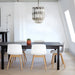 Quadriedri Murano Prisms Transparant Chandelier-DWHOME