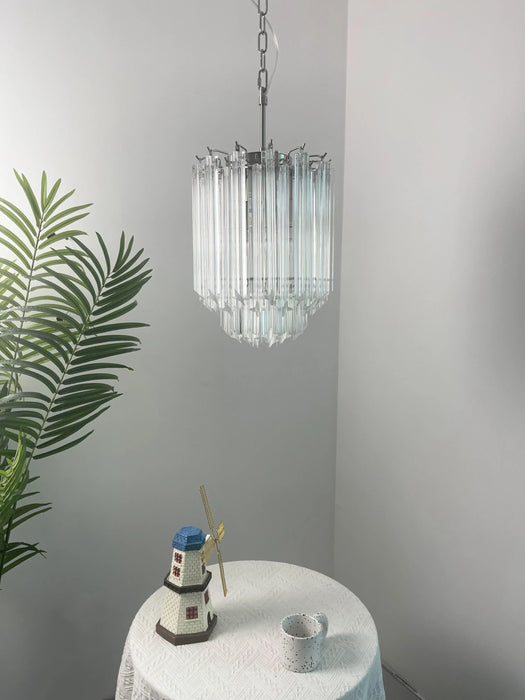 Quadriedri Murano Prisms Transparant Chandelier-DWHOME
