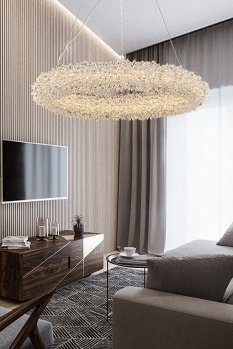 Quartz Crystal Chandelier-DWHOME