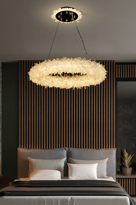 Quartz Crystal Chandelier-DWHOME