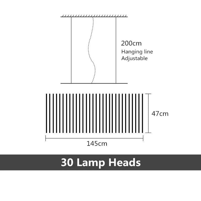 Radiel Modern Led Chandelier with Remote Control-DWHOME