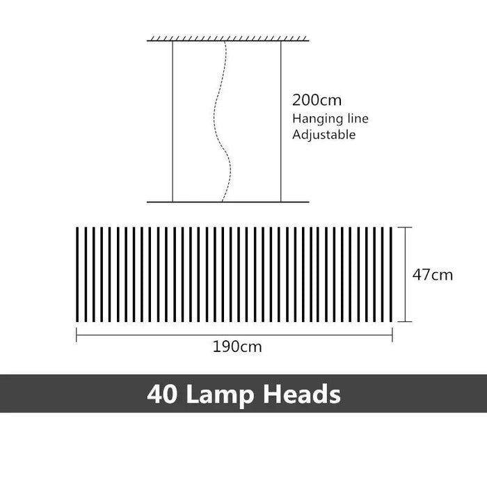 Radiel Modern Led Chandelier with Remote Control-DWHOME