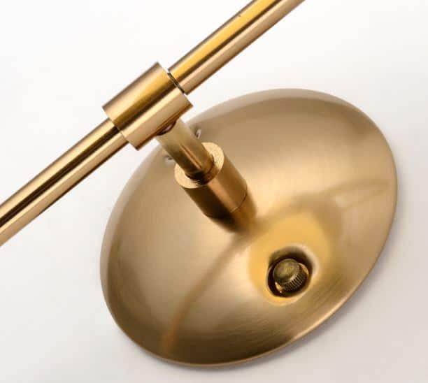 Ragnoku Yellow Copper Round Globe Wall Lamp - DWHOME