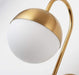 Ragnoku Yellow Copper Round Globe Wall Lamp - DWHOME