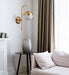 Ragnoku Yellow Copper Round Globe Wall Lamp - DWHOME