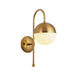 Ragnoku Yellow Copper Round Globe Wall Lamp - DWHOME