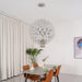 Silver Spark Ball Pendant Light-DWHOME