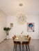 Silver Spark Ball Pendant Light-DWHOME