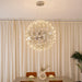 Gold Spark Ball Pendant Light-DWHOME