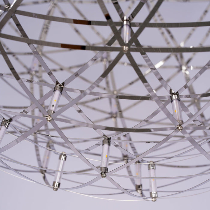 Silver Spark Ball Pendant Light-DWHOME