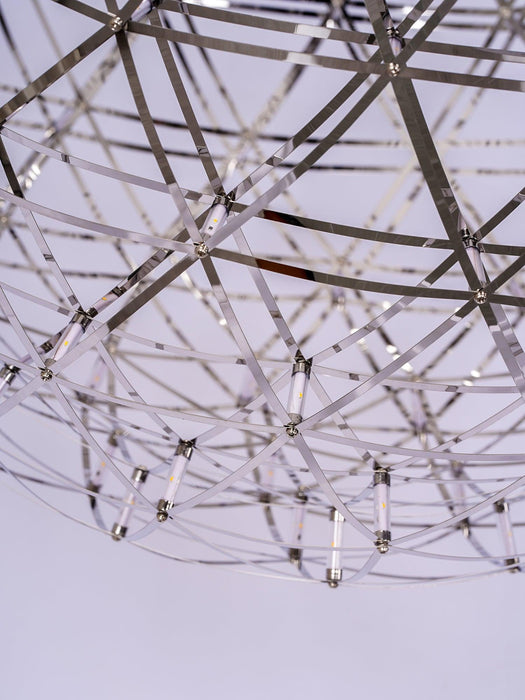 Silver Spark Ball Pendant Light-DWHOME