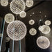 Silver Spark Ball Pendant Light-DWHOME