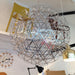 Silver Spark Ball Pendant Light-DWHOME