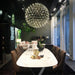 Gold Spark Ball Pendant Light-DWHOME