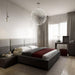 Silver Spark Ball Pendant Light-DWHOME